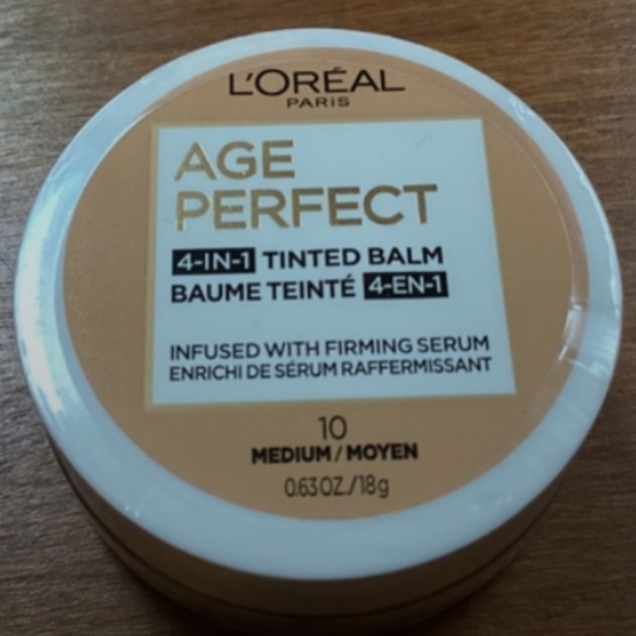 L’Oréal Paris Age Perfect 4-in-1 Tinted Balm  10 Medium  18g/0.63oz New Sealed - Picture 1 of 4